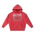 Snow Wash Fleece Oversize Hoodie