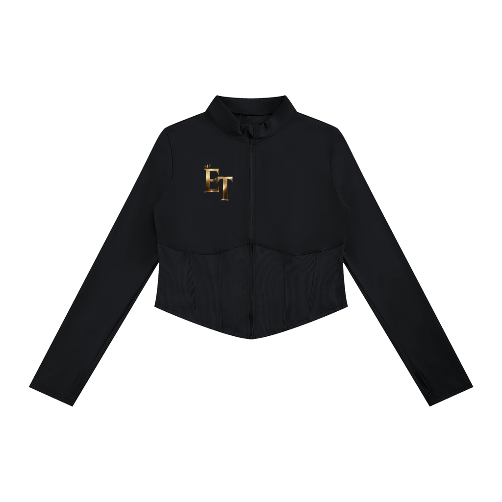 Women's Slim Fit Full-Zip Yoga Jacket
