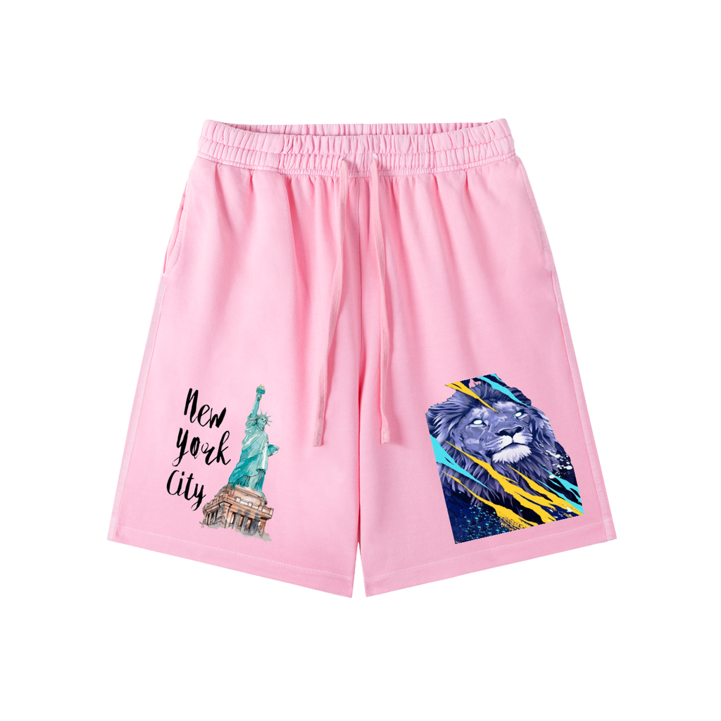 Vintage Wash Cotton Shorts