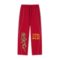 Reflection Striped Straight-Leg Sweatpants