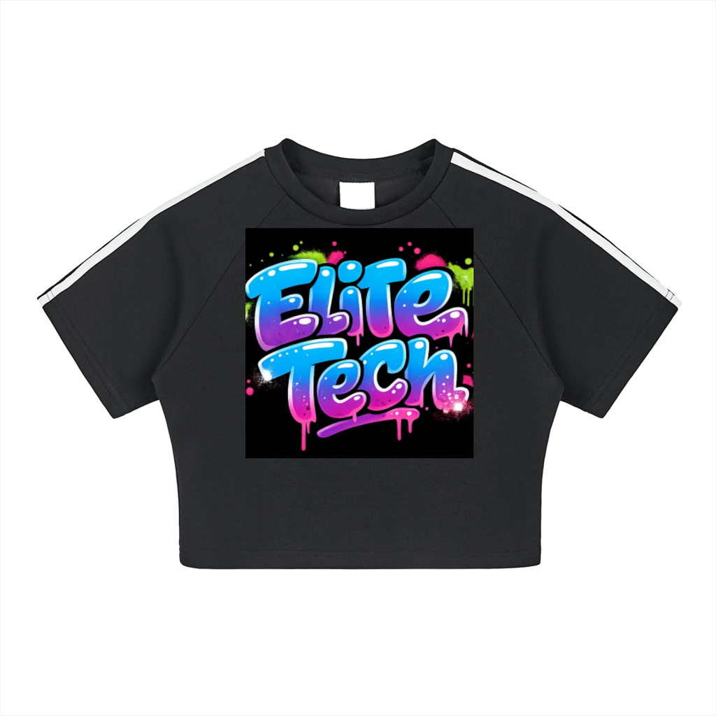 Taped Cooling Performance Crop Top